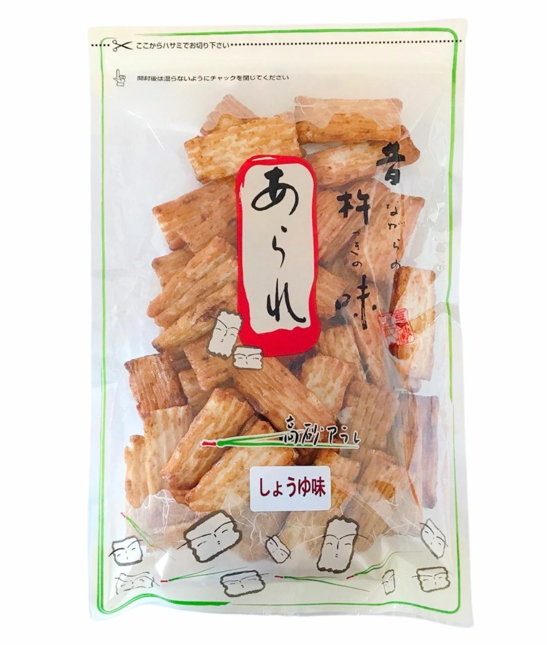 杵つきあられ しょうゆ味 | 高砂アラレ