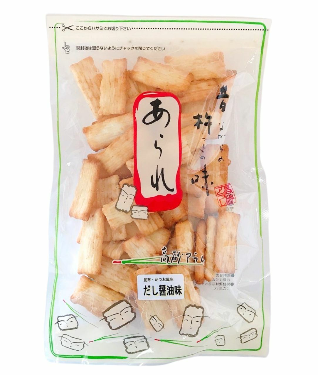 杵つきあられ だし醤油味 | 高砂アラレ